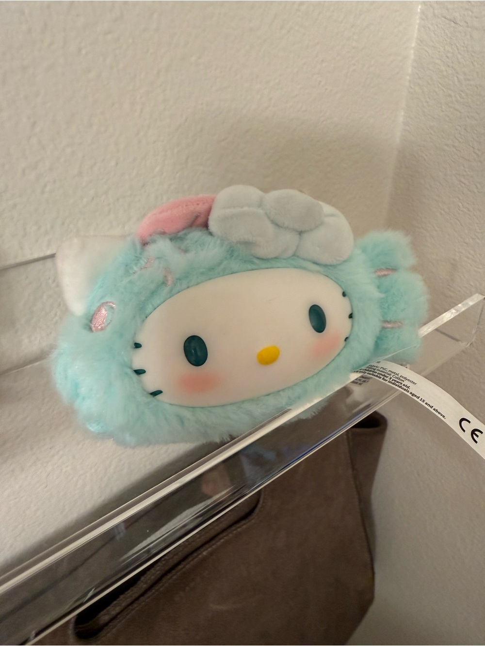 Sanrio Hello Kitty Plush Face - Aqua, Pink, White